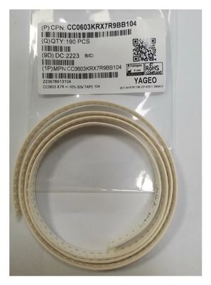 Điện dung 10nF Tụ gốm SMD 0603 50VDC Đa lớp