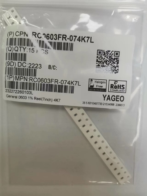 Mục đích chung 4007Ω 0603 Điện trở chip Màng dày ± 5% Dung sai kháng