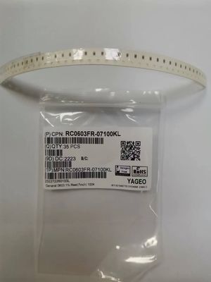 Thiết bị gia dụng 100KΩ 0603 Điện trở chip 0,8 ± 0,1mm Chiều rộng