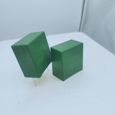Tụ điện hộp phim polyester được mạ kim loại CL21 10uF / 250VDC