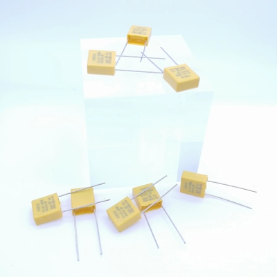 Tụ điện giảm áp điện trở và điện dung 0.1UF 310V P7.5MM Màu vàng