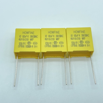 MKP 0.82uF X2 Tụ điện an toàn Nhựa epoxy kháng dung môi