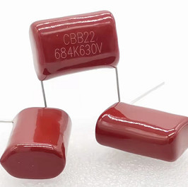 Tụ phim Polypropylene 630V chống rỉ, Tụ tần số cao Pitch 22,5mm